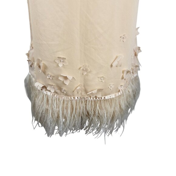 Anthropologie Moulinette Soeurs Embellished Feather Trim Sleeveless Top - Picture 6 of 9